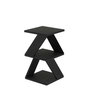 Hanah Home Mesa Lateral Madera Negra 29.6x54.2x29.6 cm